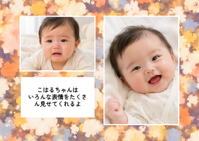 写真2枚フレーム
